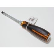 Отвертка шлицевая 80/200мм, прозрачная ручка (OT-018) «PF»