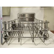 Б/У 1799700600 Корзина нижняя для посудомоечной машины Beko шириной 45см (серая)