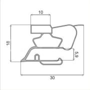 Stinol, Indesit, Ariston (570x1010 мм) С00854009
