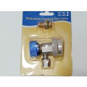 Вентиль быстросъемный QC-17L с вентилем (90 град.)