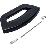 Ручка люка Indesit серия FUTURA темно-серая C00286151