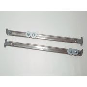 Направляющие (комплект: 2шт направляющие+4 шт ролики)  для посудомоечной машины Midea ,Hansa,LERAN,GORENJE M550035  б/у состояние новой детали